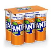 Fanta Zero Orange 6x330 ml