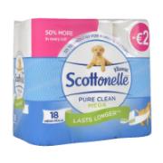 Kleenex Scottonelle Toilet Paper Pure Clean Mega €2.00 Off 18 Rolls 