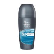 Dove Men Anti-Transpirant Roll On Cream 72h Clean Comfort 50 ml