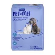 Pet Me! Pet Flooring Pads 90x60 cm 15 Pieces