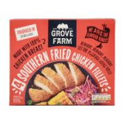 Grove Farm 4 Southern Fried Breaded Chicken Fillets 360 g