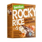 Rocky Rice 5 Μπάρες Ρυζιού με Αλατισμένη Καραμέλα 5x18 g