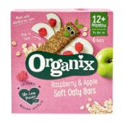 Organix Organic Raspberry & Apple Soft Oaty Bars 12+ Months 6x23 g