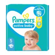 Pampers Active Baby Πάνες μίας Χρήσεως No.5 11-16 kg 38 Τεμάχια