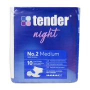 Tender Night Adult Diapers No.2 Medium 10 Pieces CE
