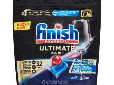 Finish Powerball Ultimate All in 1 Dishwasher Detergent Capsules 32 Pieces  412.8 g